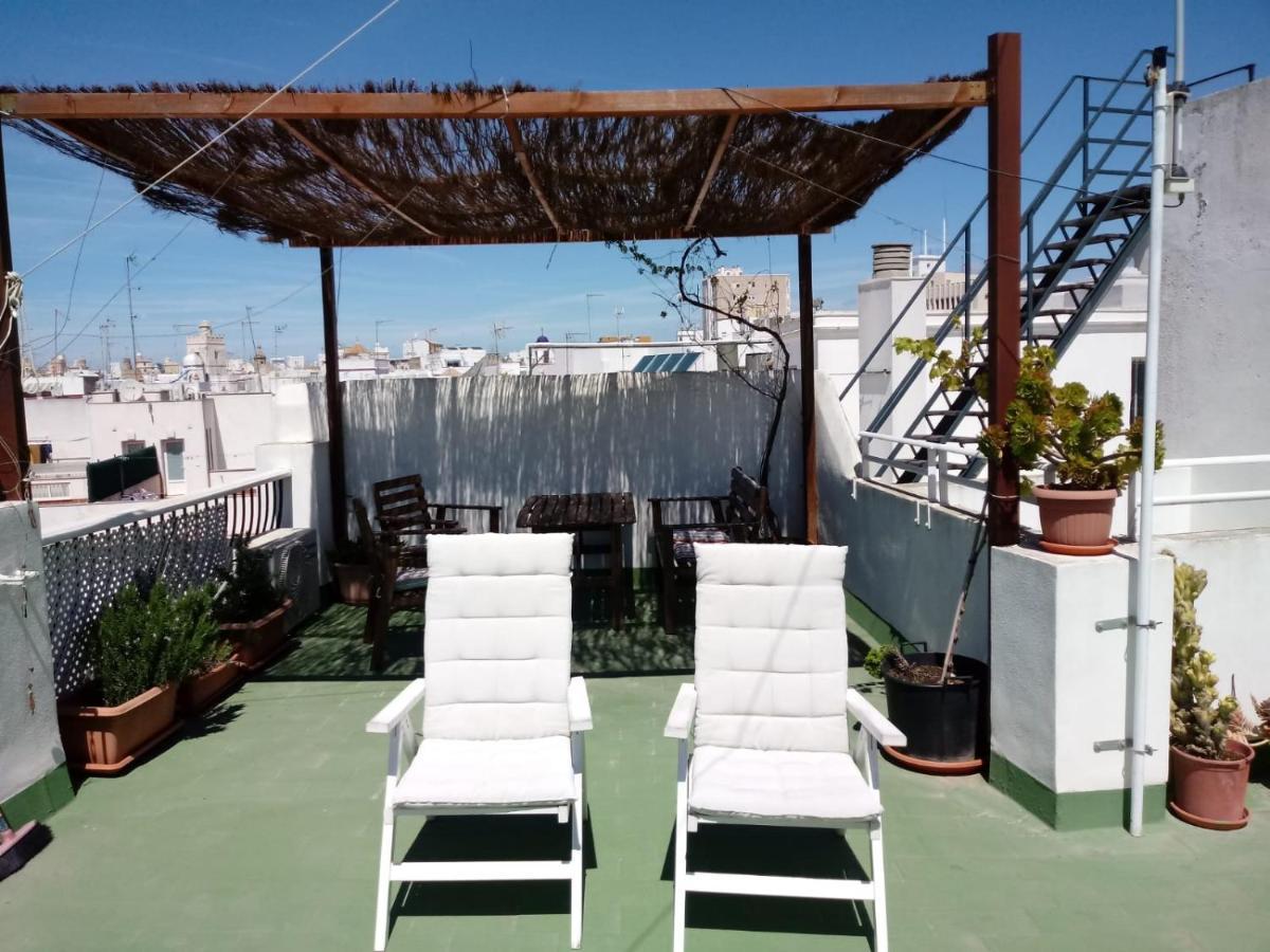 Pension Espana Cadiz Bagian luar foto